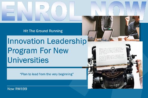 Innovation Leadership Program For New Universities